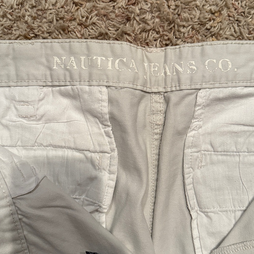 Nautica Men's Cargo Shorts - Light Tan - Picture 2 of 4